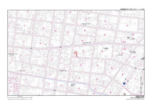 【土地図】 | 下川東三丁目　293万円