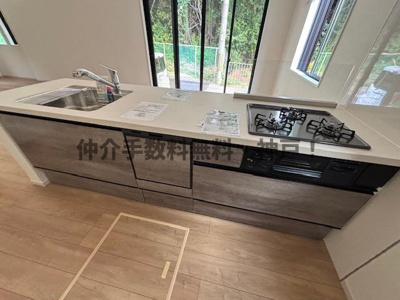 【キッチン】 | 神戸市須磨区菅の台7丁目　新築戸建1号棟　仲介手数料無料！ | キッチンです