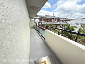 【バルコニー】 | 北武庫之荘フレックス | 南東角部屋でL字型の引き廻しバルコニーです♪たいへん開放的です！！