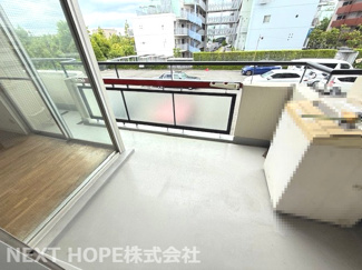 【バルコニー】 | 北武庫之荘フレックス | 南東角部屋でL字型の引き廻しバルコニーです♪たいへん開放的です！！