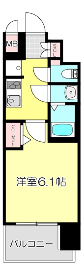 【間取り】 | プレサンス緑橋ソレアス
