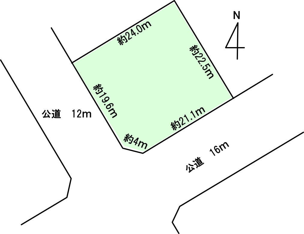 碧南市入船町１丁目の土地図