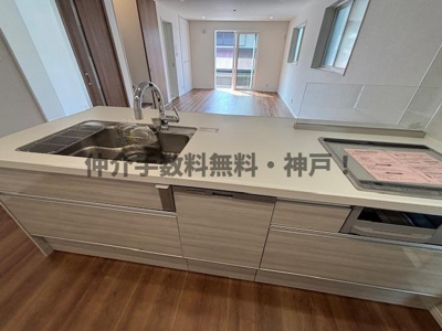 【キッチン】 | 神戸市西区富士見が丘4丁目　新築戸建1号地　仲介手数料無料！ | 使いやすいキッチンです