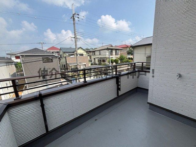【バルコニー】 | 神戸市西区富士見が丘4丁目　新築戸建1号地　仲介手数料無料！ | バルコニー付きです