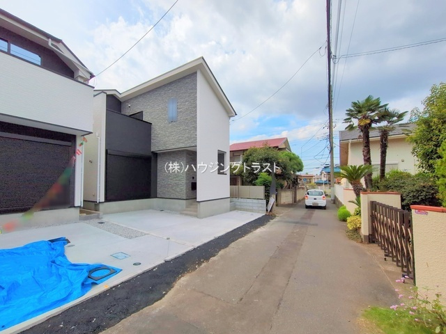 仲介手数料無料　ケイアイグレース所沢市旭町5期・新築全2棟の前面道路含む現地写真