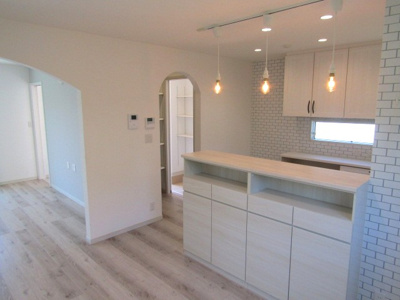 【キッチン】 | 【太陽光パネル搭載】甲府市羽黒町 | 使いやすいキッチンです