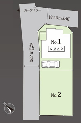 【区画図】 | 厚木市温水　新築住宅