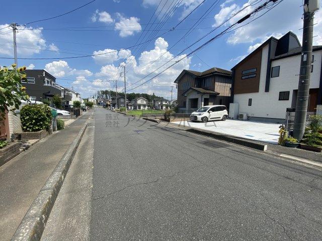 入間市野田・全1棟　新築一戸建　～収納豊富・駐車並列3台可～の前面道路含む現地写真