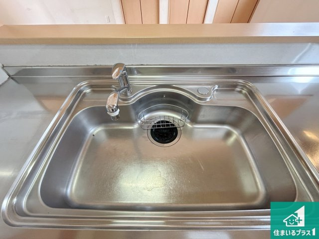 泉大津市清水町　中古一戸建ての設備|洗い物も楽にできる、広々シンク！