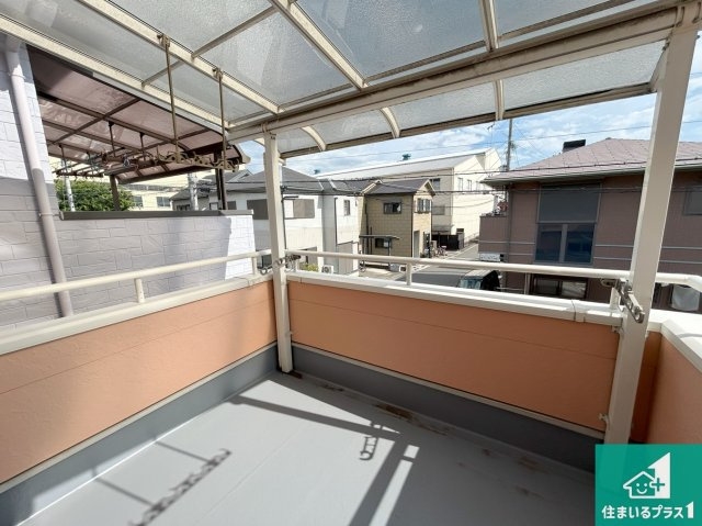 泉大津市清水町　中古一戸建てのバルコニー|日当たりのよいバルコニー！お部屋が開放的に！