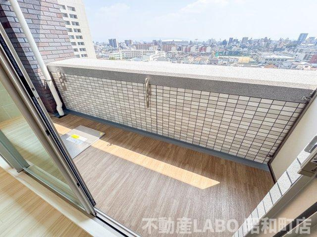 プレジオ帝塚山のバルコニー