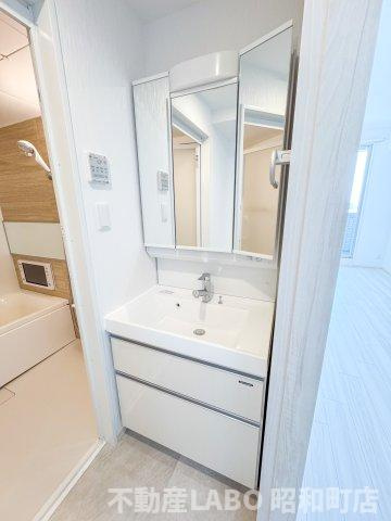 プレジオ帝塚山の洗面所