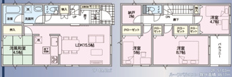 【間取り】 | 【新築戸建て】秋田市楢山本町第2