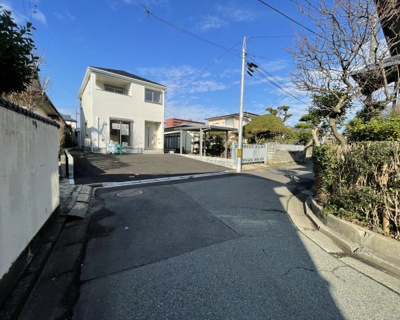 【前面道路含む現地写真】 | 【新築戸建て】秋田市楢山本町第2 | 2025年12月撮影
