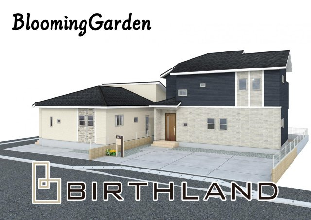 新築戸建・建売　深谷市原郷　BLOOMING GARDEN　全2棟の外観パース|＜2号棟＞完成予想図です！