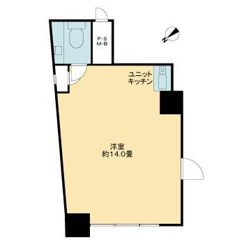 新宿三光町ハイムの間取り