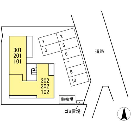 D-avance花田の駐車場