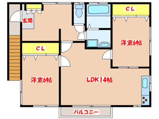【間取り】 | ワコーハイツ中郷
