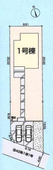 月々9万円台～　新築戸建　川越市渋井の外観|カースペース並列2台可