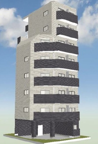 Parc奥浅草の外観パース