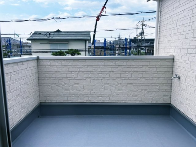 高師浜1丁目　平成30年築のバルコニー