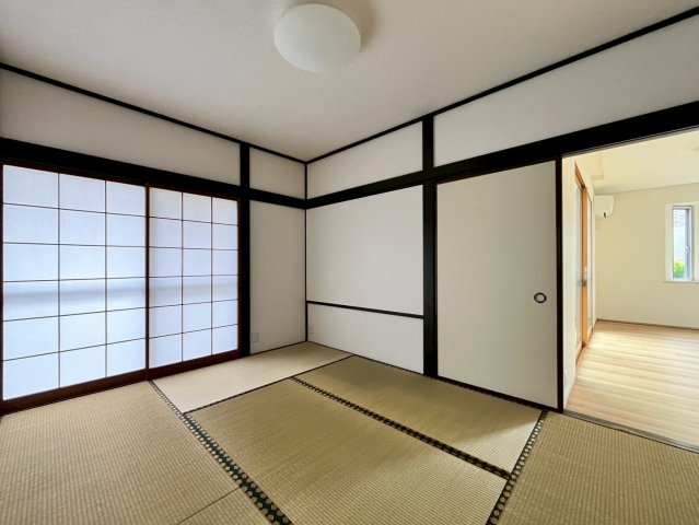 【和室】 | 阿見町大室　中古戸建 | 小さなお子さまのいる方におすすめ！リビング横の和室でお子様が遊んでる様子も確認できます(^^)/