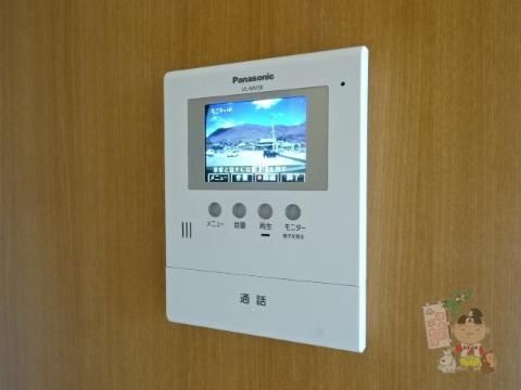 コーポカノン　Ａのセキュリティ|カメラ付インターホン