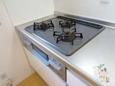 コーポカノン　Ａの設備|ガスコンロ