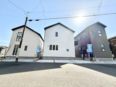 【外観】 | 南希望が丘新築戸建全3棟　3LDK　小・中学校徒歩10分圏内