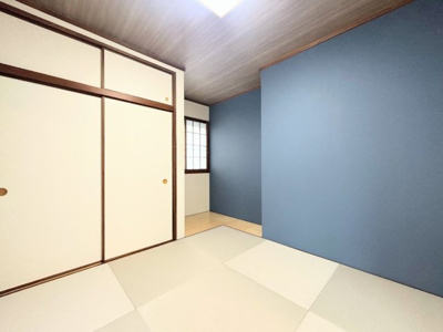 【和室】 | ◆緑区白山中古住宅◆ | ◆感性を育むプライベートルームはシンプルでスマートな空間。好みの空間で読書をしたり、音楽を聞いたりと一人の時間も充実したものにできます。