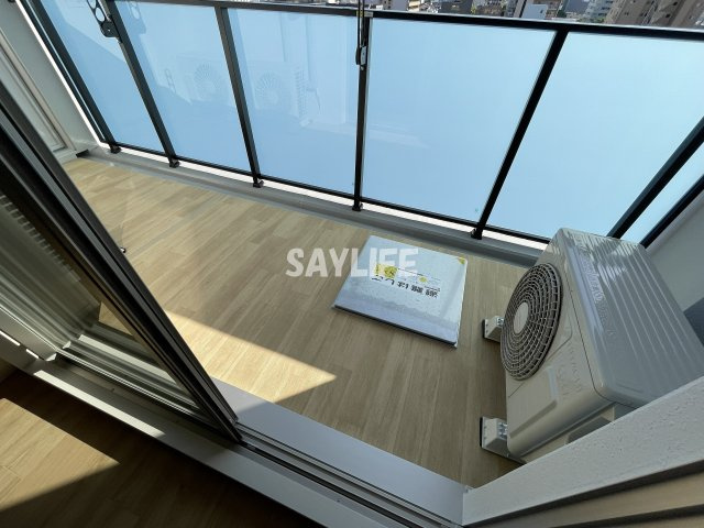 スプランディッド城東関目のバルコニー