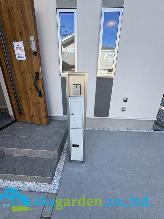 藤沢市大鋸3丁目4期　新築戸建　全1棟1号棟の玄関