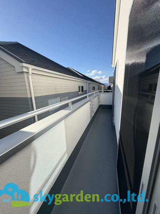 藤沢市大鋸3丁目4期　新築戸建　全1棟1号棟のバルコニー