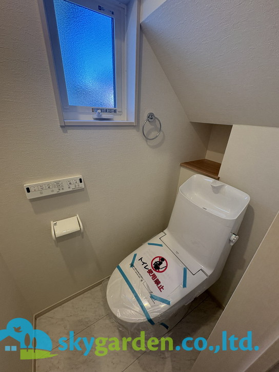 藤沢市大鋸3丁目4期　新築戸建　全1棟1号棟のトイレ|令和7年6月20日撮影：工事中