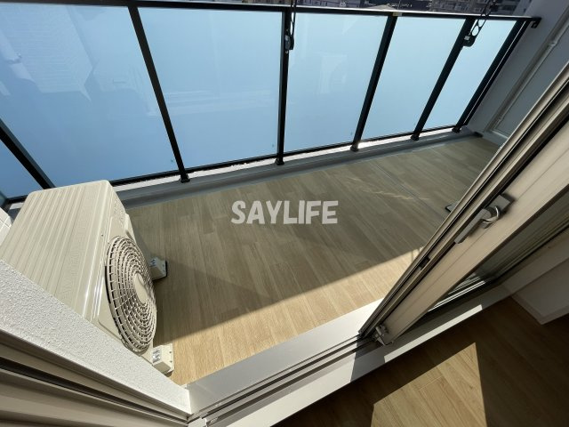 スプランディッド城東関目のバルコニー