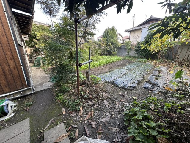 中村４丁目　中古戸建の庭|家庭菜園できます♪