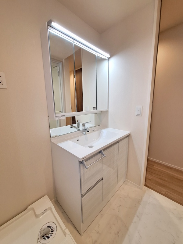 オカバさいたま日進ヘーベルメゾンの洗面所