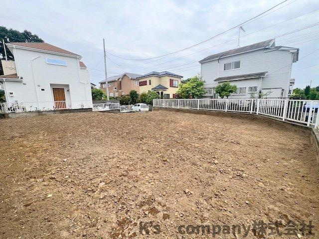 ■藤沢市宮原　建築条件なし　売地の外観|北側からの外観写真☆