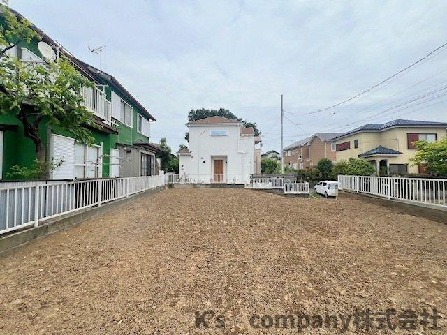 ■藤沢市宮原　建築条件なし　売地の外観|北西側からの外観写真☆