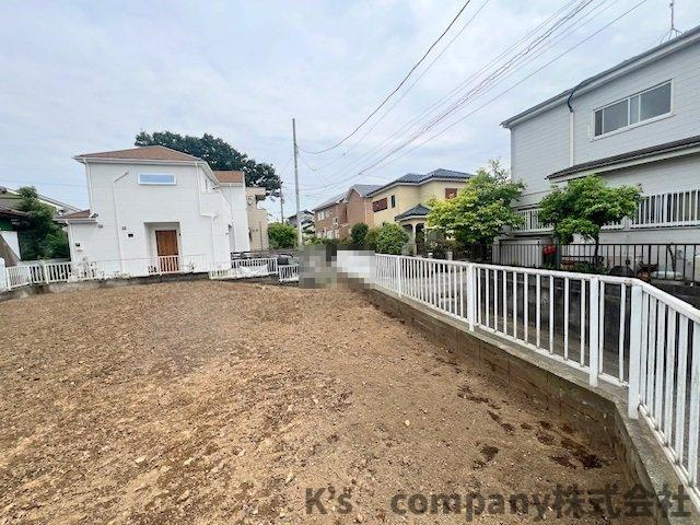 ■藤沢市宮原　建築条件なし　売地の外観|北西側からの外観写真☆