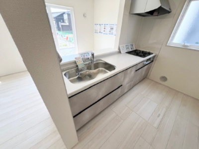 【キッチン】 | 紫波町桜町才土地 | システムキッチンでお掃除が楽々♪