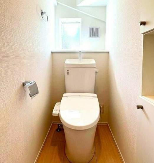 【未入居】鶴ヶ島市太田ヶ谷未入居住宅のトイレ|シンプルなトイレスペースです☆