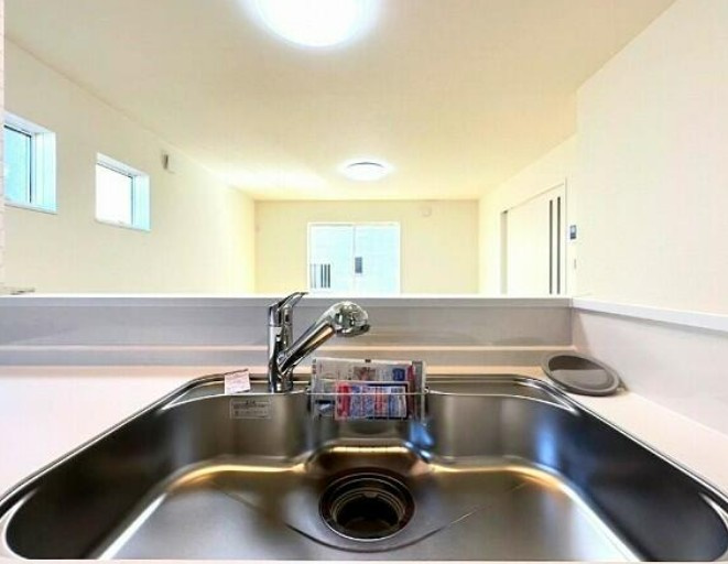 【未入居】鶴ヶ島市太田ヶ谷未入居住宅のキッチン|シンク