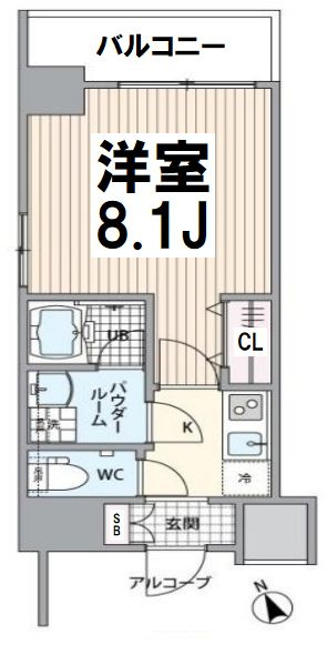 オーキッドレジデンス船橋本町の間取り