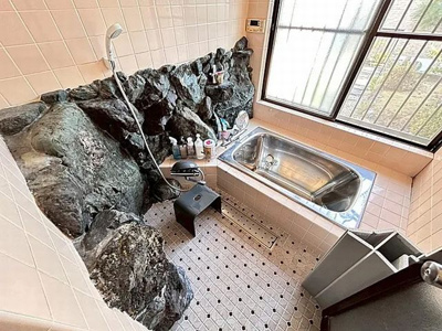 【浴室】 | 山科区東野南井ノ上町　中古店舗事務所・月極ガレージ付き住宅
