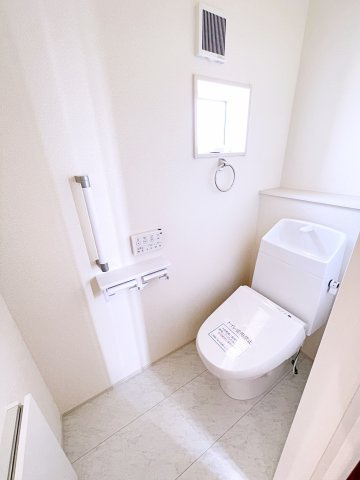 新築戸建・建売　桐生第6広沢町　Livele Garden　全3棟のトイレ