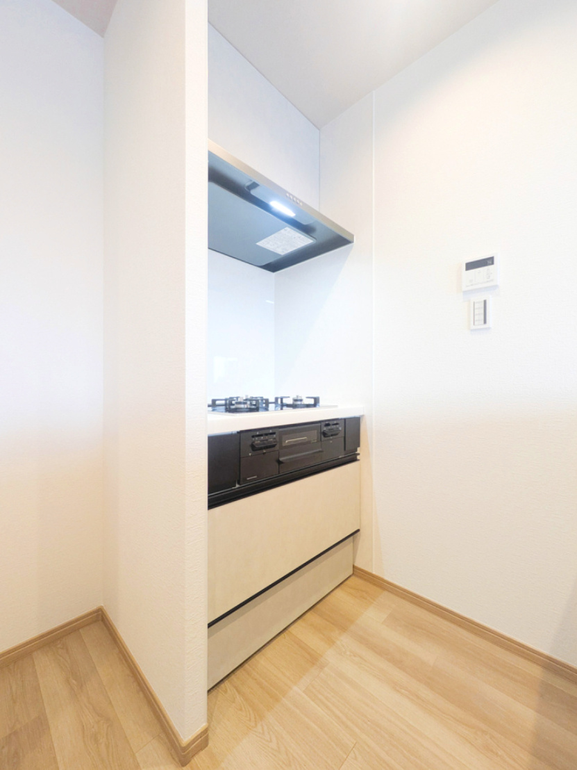 第二茨木ビューハイツ9号棟のキッチン|II型キッチン