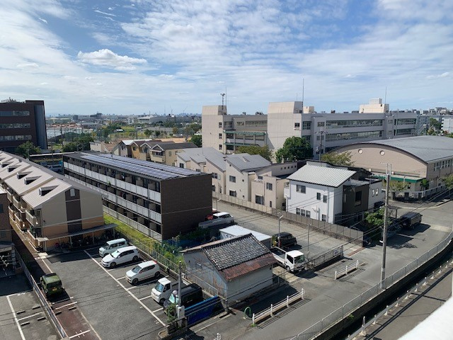 第二茨木ビューハイツ9号棟の展望|南西側方向の眺望です