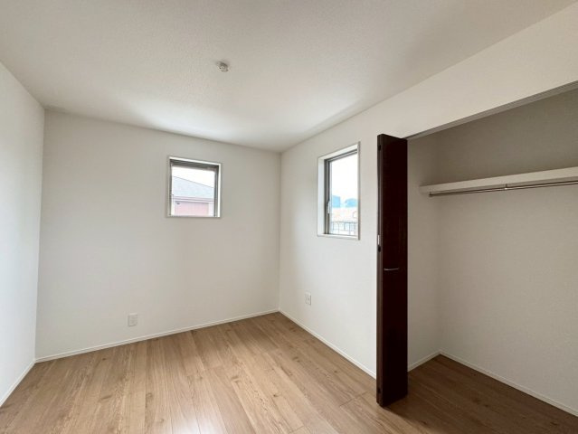 ーBloomーブルームー小倉南区田原3丁目1期　【小倉南区　新築戸建て】の洋室|2階5.2帖洋室はクローゼット完備【小倉南区　新築戸建て】