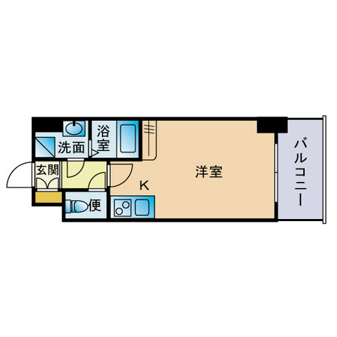 アンルミネ香椎の間取り